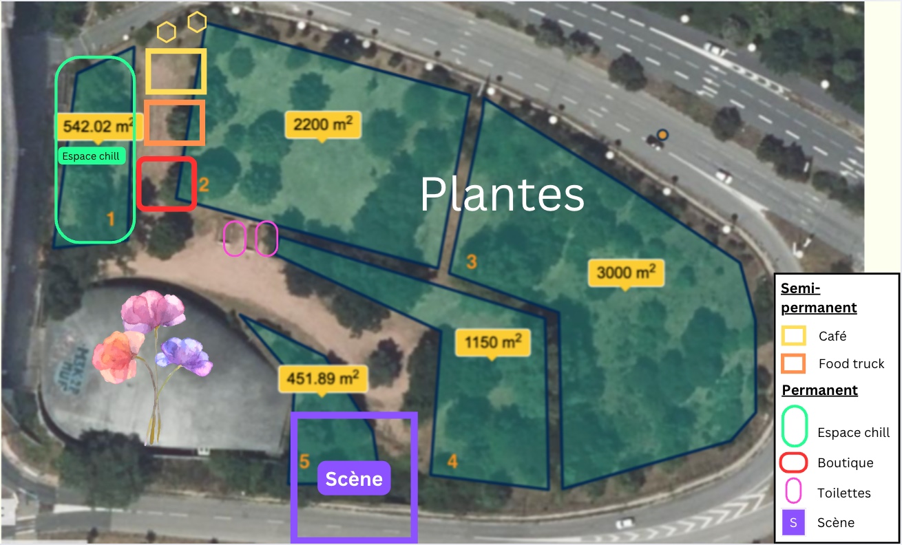 Plan de la Clairière